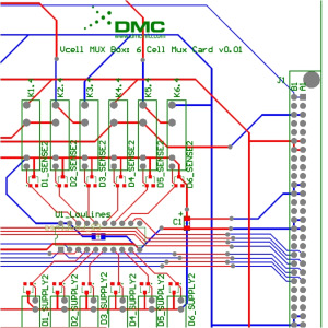 Multiplexer Card PCB Electrical Schematic