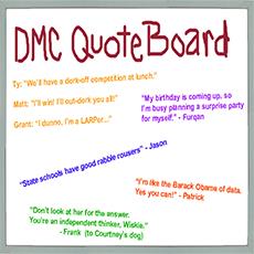 DMC Quote Board - May 2013