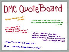 DMC Quote Board - April 2013