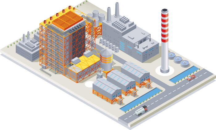 Illustration of a Factory