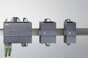 Photo of Siemens Simatic S7-1200 PLC.