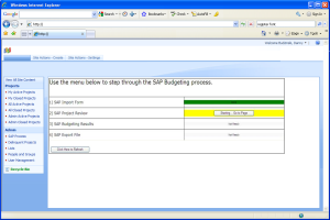 Workflow Wizard Inferface