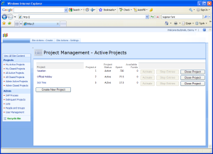 Project Funding Dashboard