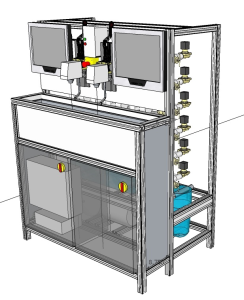 Beverage Valve Test Stand 3D Model