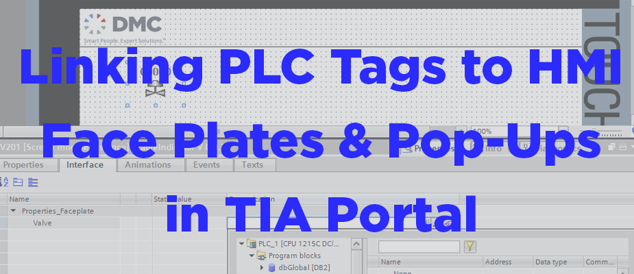 Linking PLC UDT Tags to HMI Faceplates and Pop-ups in TIA Portal V13 SP1