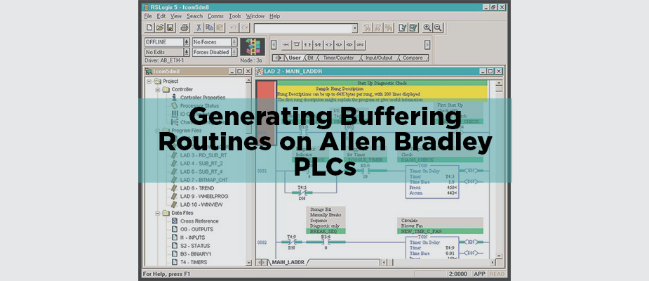 Generating Buffering Routines on an Allen Bradley PLC Using Excel Macros