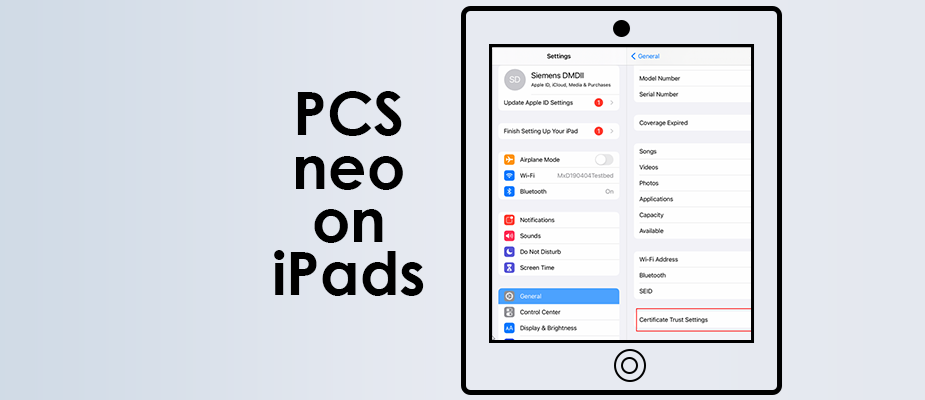 PCS neo on iPads