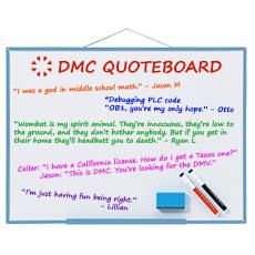 DMC Quote Board - March 2017