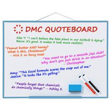 DMC Quote Board - March 2018