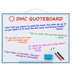 DMC Quote Board - July 2017