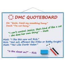 DMC Quote Board - April 2014