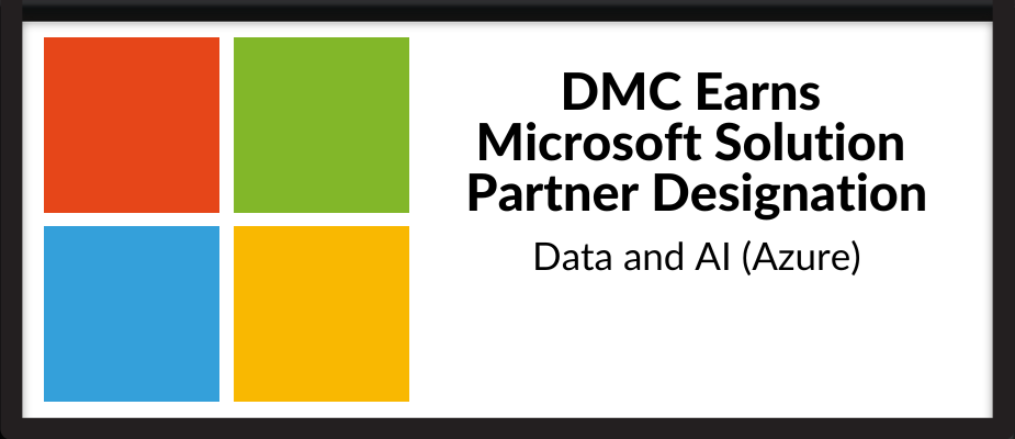 DMC Earns Microsoft Solution Partner Designation for Data and AI in Azure