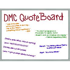 DMC Quote Board - August 2013
