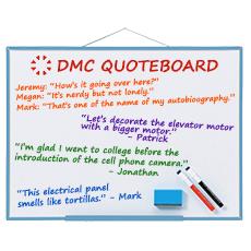 DMC Quote Board - March 2014
