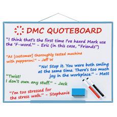 DMC Quote Board - July 2014