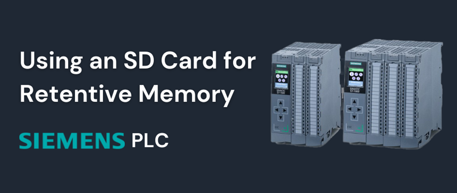 Using an SD Card for Retentive Memory - Siemens PLC