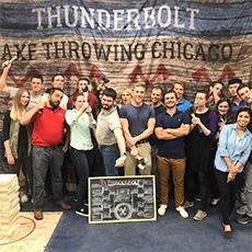 Sharpening Our Skills at Thunderbolt Axe Throwing
