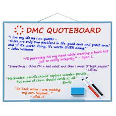 DMC Quote Board - August 2018
