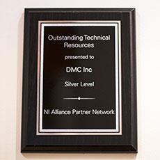 DMC Receives National Instruments Outstanding Technical Resources Award 