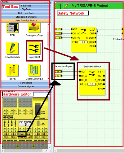 safeconf trisafe-s module tool box safety network hardware editor