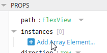Add instances to your flex repeater
