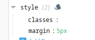 Add a margin to the button to space it from other components