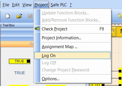 safeconf trisafe-s module logon