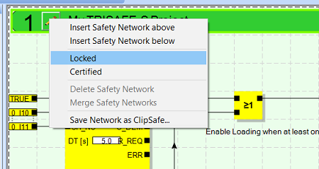 safeconf trisafe-s module lock project