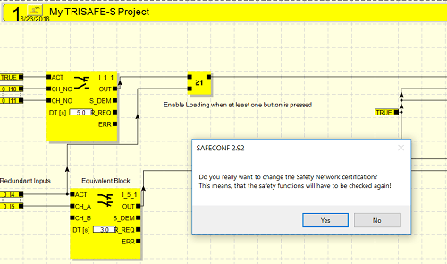 safeconf trisafe-s module edit