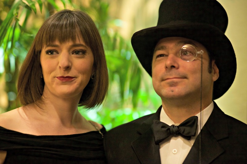 Top hats and monocles at DMC's party!