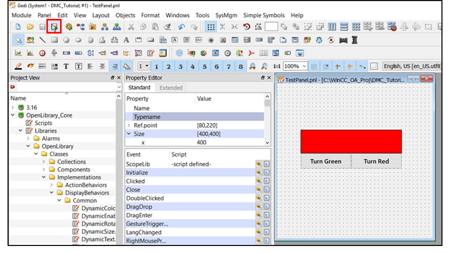 running the quicktest module