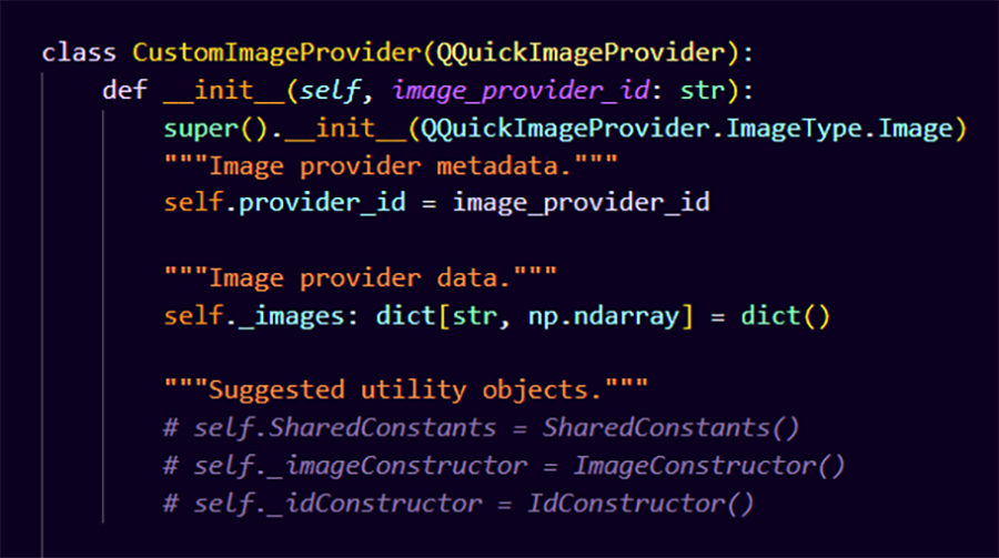 Custom Image Provider Definition