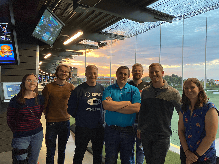 DMC Cincinnati Team Members at Top Golf