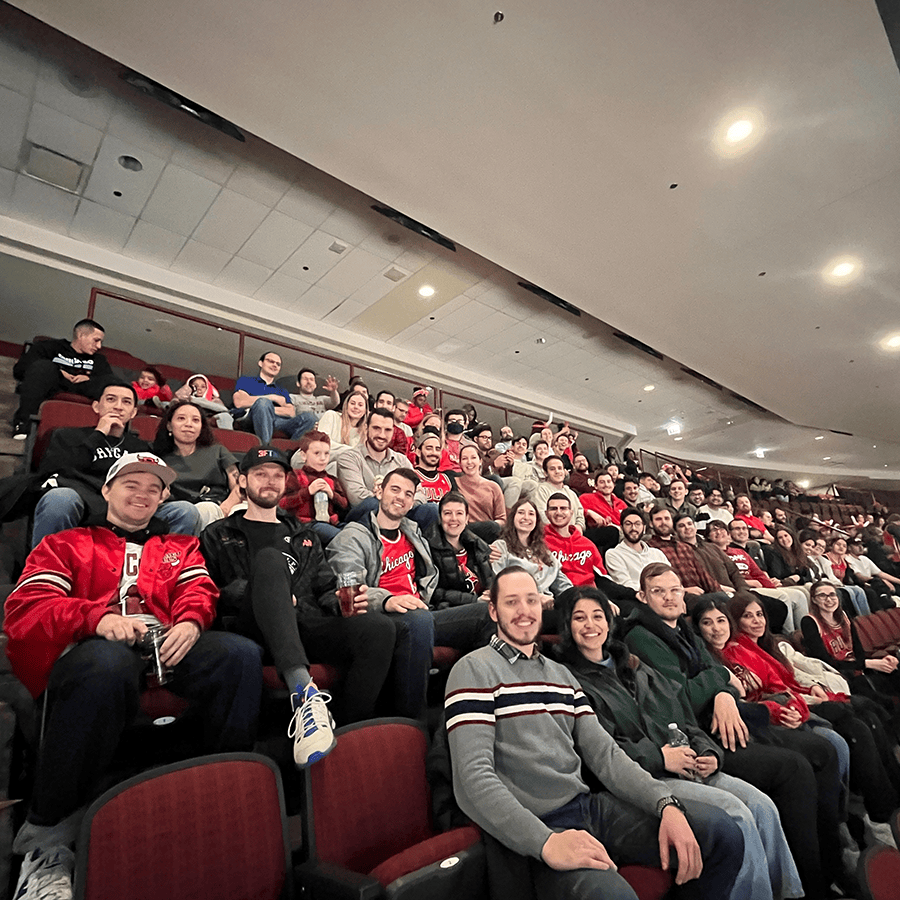 DMC Chicago Group Photo at the Bulls Game