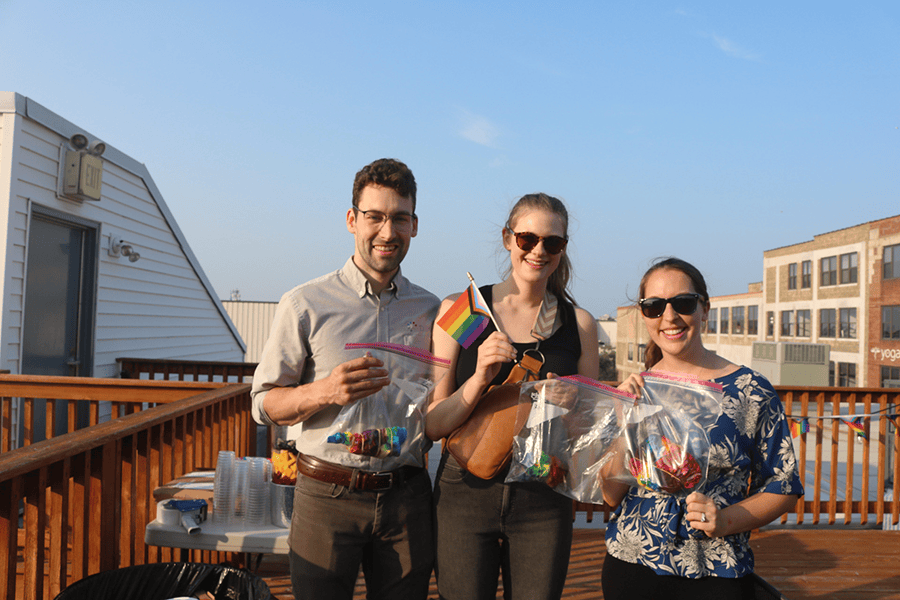 Chicago Pride Tie-Dying Event