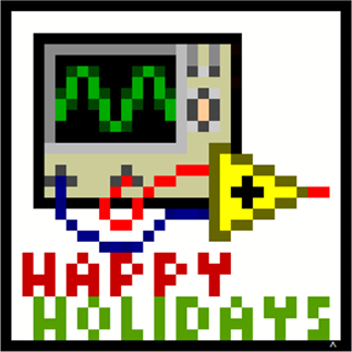Happy Holidays Ornament made with LabVIEW