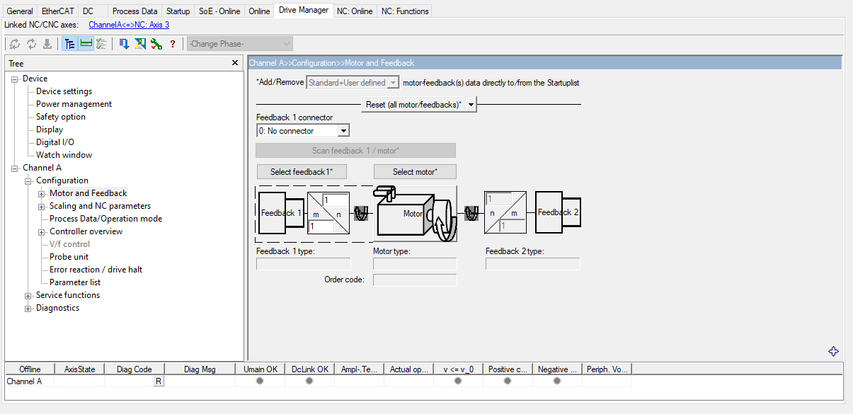 Motor and Feedback