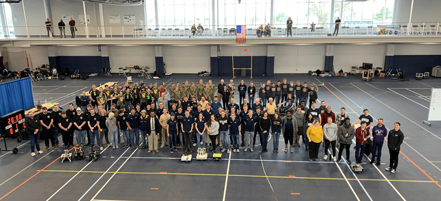 Notre Dame Robotic Football Club big group photo