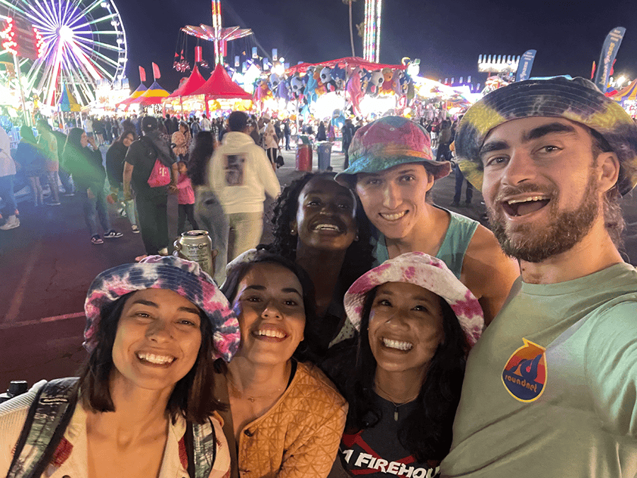 San Diego County Fair Tie Dye Hats