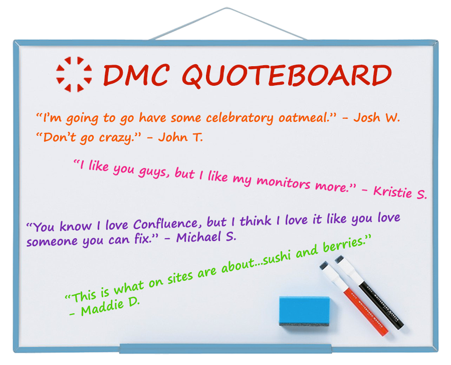 DMC Quote Board April 2024