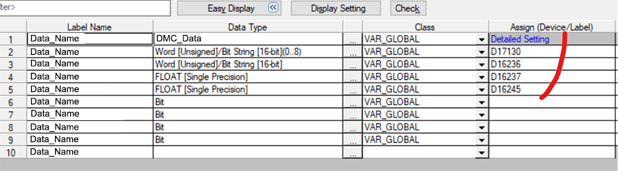 Assign Device Label