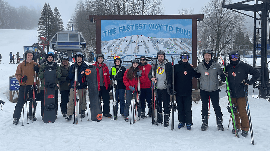 Group Photo on the Slopes