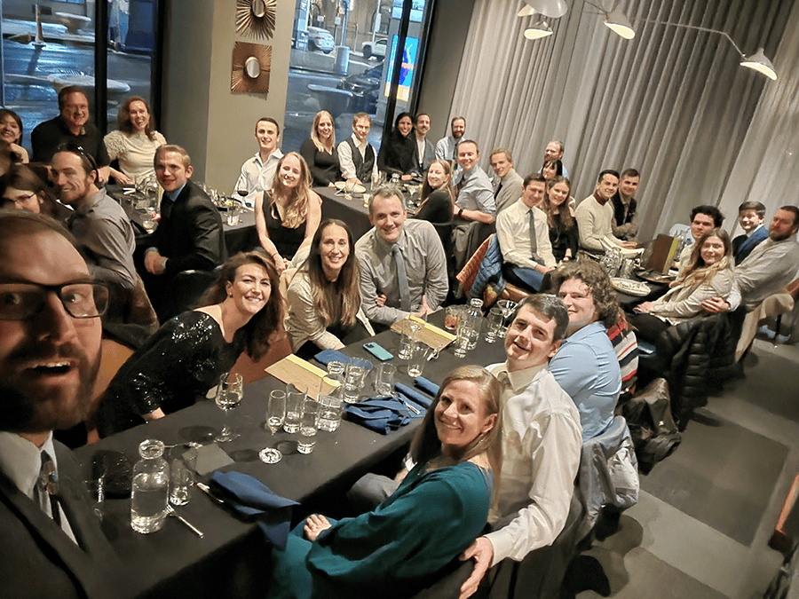 Group Photo at the Denver Holiday Party