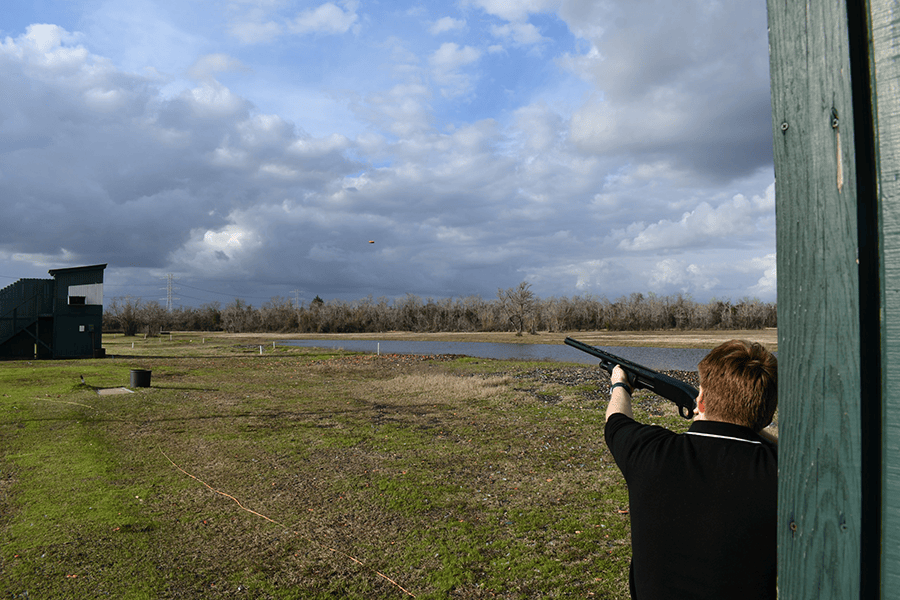 Skeet Shooting attempt