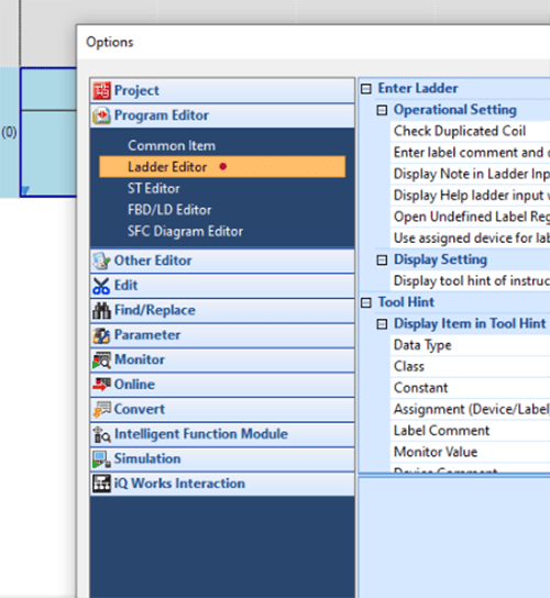 Project - Program Editor - Ladder Editor