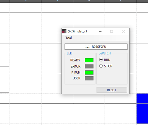 GX Simulator3 Switch Run