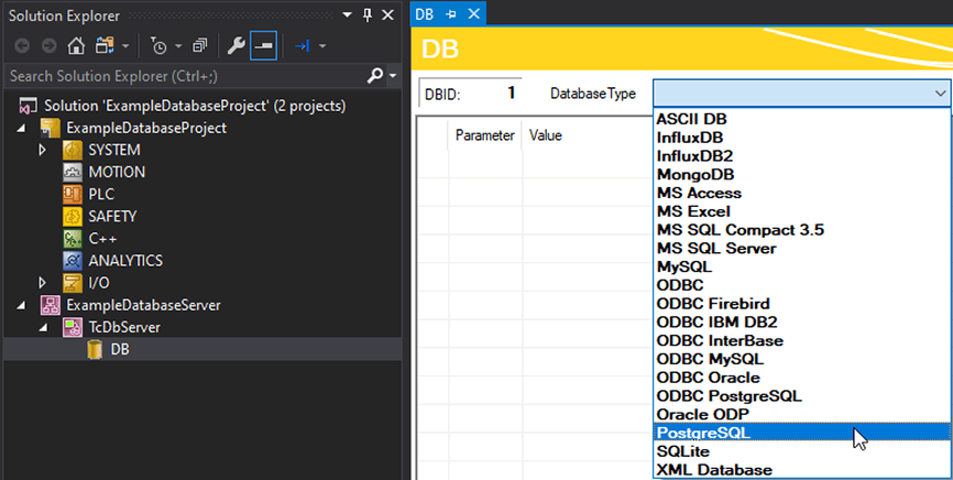PostgreSQL Database Server
