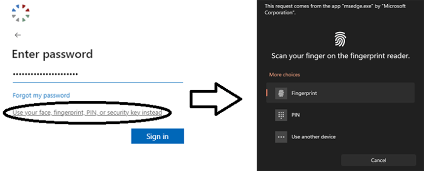 Windows Devices Log In Methods