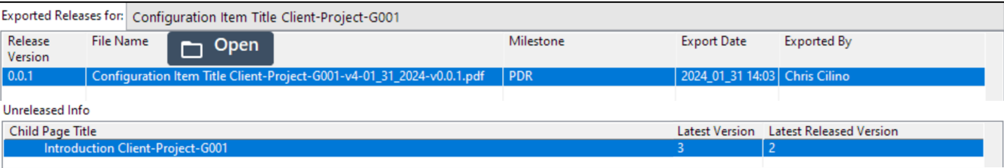 Confluence Configuration Item Release Tool (CCIRT) in LabVIEW
