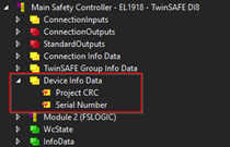 twinsafe device info data